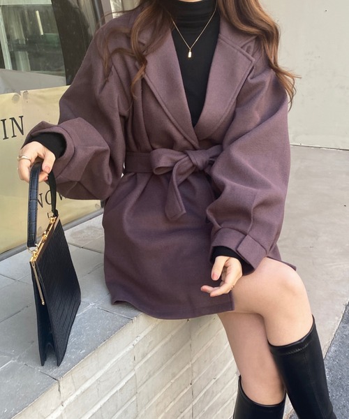 チェスターコート（パープル系）一覧 - WEAR