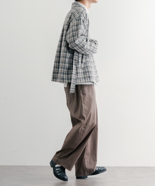 epnok(エプノック)の「タイロッケンチェックジャケット(テーラードジャケット・メンズ・グレー/ブラウン・SMALL/MEDIUM/LARGE)」の6枚目の写真