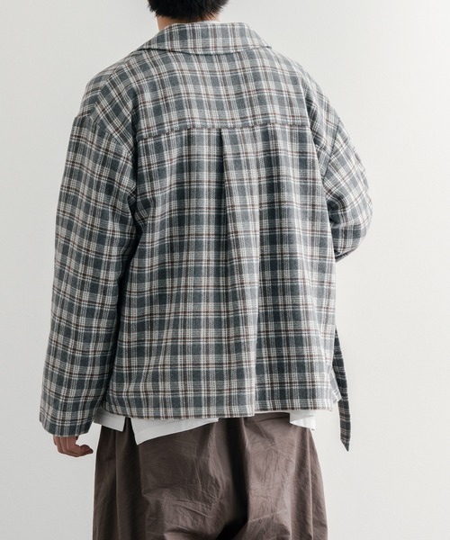 epnok(エプノック)の「タイロッケンチェックジャケット(テーラードジャケット・メンズ・グレー/ブラウン・SMALL/MEDIUM/LARGE)」の9枚目の写真