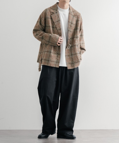 epnok(エプノック)の「タイロッケンチェックジャケット(テーラードジャケット・メンズ・グレー/ブラウン・SMALL/MEDIUM/LARGE)」の16枚目の写真
