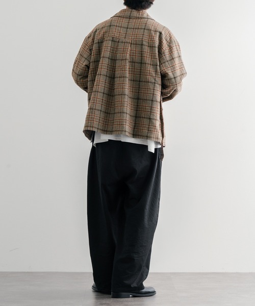 epnok(エプノック)の「タイロッケンチェックジャケット(テーラードジャケット・メンズ・グレー/ブラウン・SMALL/MEDIUM/LARGE)」の4枚目の写真