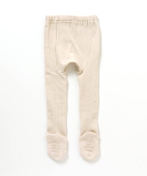 apres les cours（アプレレクール）の「リブ編みベビータイツ（その他ベビーウェア・キッズ・アイボリー/ベージュ・80）」の4枚目の写真