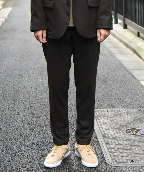 SHIPS(シップス)の「SHIPS:スーパー140'S WOOL/SOLOTEX(R)イージーパンツ セットアップ対応(その他パンツ・メンズ・ネイビー/ブラウン/ダークグレー・SMALL/MEDIUM/LARGE/X-LARGE)」の14枚目の写真