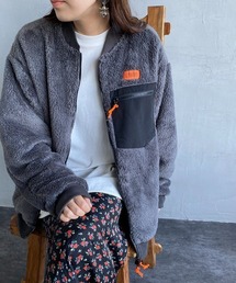 [UNIVERSAL OVERALL/ユニバーサルオーバーオール] 別注ボアフリースボンバージャケット
