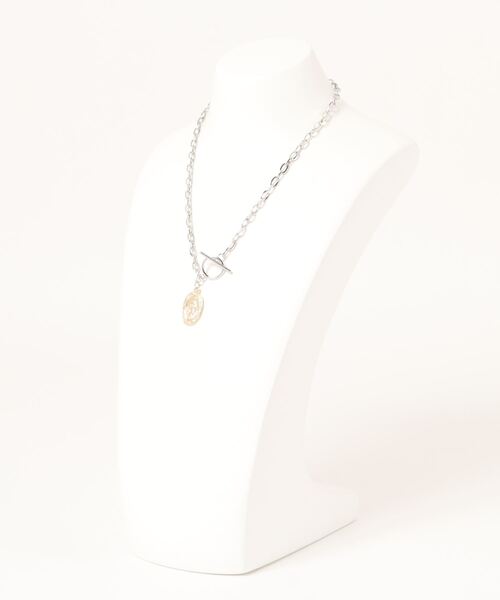 natural couture(ナチュラルクチュール)の「コインチェーンネックレス(ネックレス・レディース・その他1/その他2・FREE)」の3枚目の写真
