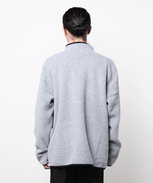 BURTON(バートン)の「HEARTH ポーラテック フリース フルジップ ジャケット(ブルゾン・メンズ・グレー/ブラック・M/S/L)」の5枚目の写真