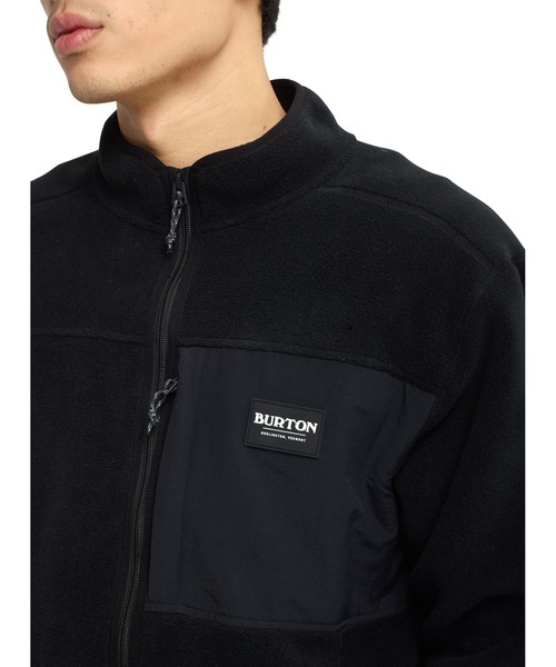BURTON(バートン)の「HEARTH ポーラテック フリース フルジップ ジャケット(ブルゾン・メンズ・グレー/ブラック・M/S/L)」の13枚目の写真