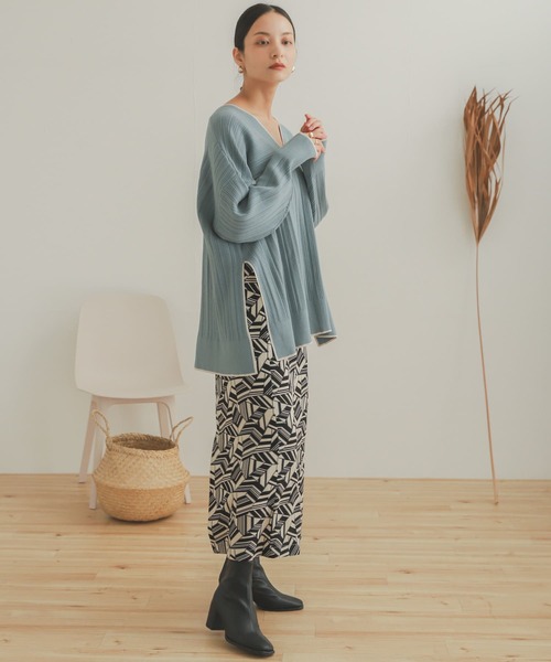 SENSE OF PLACE by URBAN RESEARCH（センスオブプレイスバイアーバンリサーチ）の「アフリカンプリントスカート（スカート・レディース・レッド系その他/ベージュ系その他・ONE）」の21枚目の写真