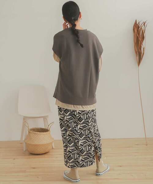 SENSE OF PLACE by URBAN RESEARCH（センスオブプレイスバイアーバンリサーチ）の「アフリカンプリントスカート（スカート・レディース・レッド系その他/ベージュ系その他・ONE）」の8枚目の写真