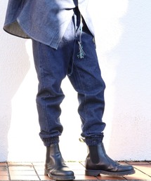 RIOT FACETASM 21AW デニムジョガーパンツ S インディゴ RIOT FACETASM（ライオットファセッタズム）の「RIOT FACETASM