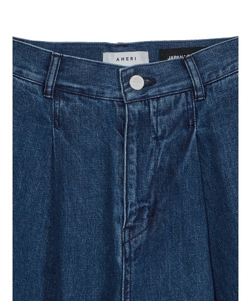 Ameri（アメリ）の「AMERI JAPAN DENIM LOOSE TAPERED PANTS（デニムパンツ・レディース・ブルー・24inch/25inch/26inch）」の4枚目の写真