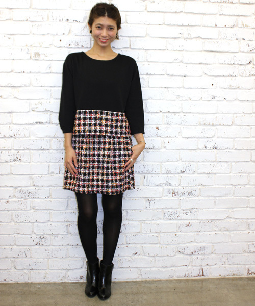 mystic（ミスティック）の「ウラケ×ツイードプルオーバー（Tシャツ/カットソー・レディース・ブルー/イエロー/ピンク・ﾌﾘ-）」の11枚目の写真