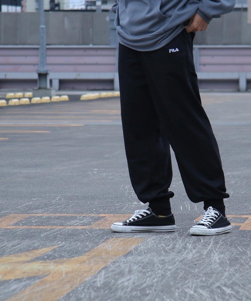 FILA(フィラ)の「【FILA】 リブスウェットワイドパンツ(スウェットパンツ・メンズ・ブラック/ネイビー/グレー・MEDIUM/LARGE/X-LARGE)」の20枚目の写真