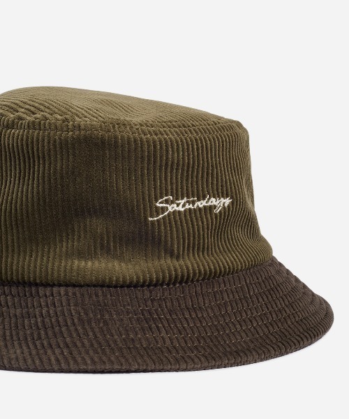 Saturdays NYC（サタデーズ ニューヨークシティ ）の「Earl Cord Bucket Hat（ハット・メンズ・キナリ/グリーン系その他2・FREE）」の4枚目の写真