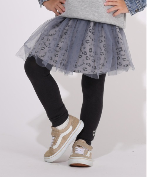 BABYDOLL（ベビードール）の「総柄 チュール スカート 5830K（スカート・キッズ・ベージュ/グレー・80ｃｍ/90cm/100cm/110cm/120cm/130cm/140cm）」の2枚目の写真