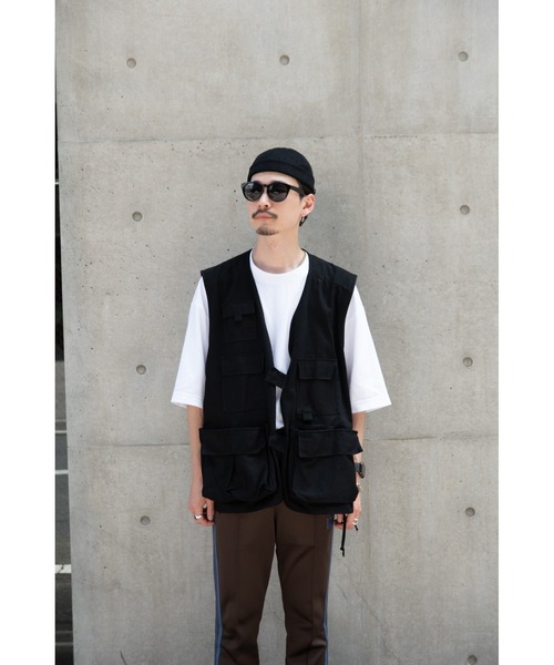 DEVICE（デバイス）の「【WEARISTA じーたー×DEVICE コラボ 3点 SET】DEVICE ＋ ハンティング ベスト / ロールキャップ / サングラス (ケース付き)（ベスト・メンズ・ブラック/カーキ・FREE）」の8枚目の写真