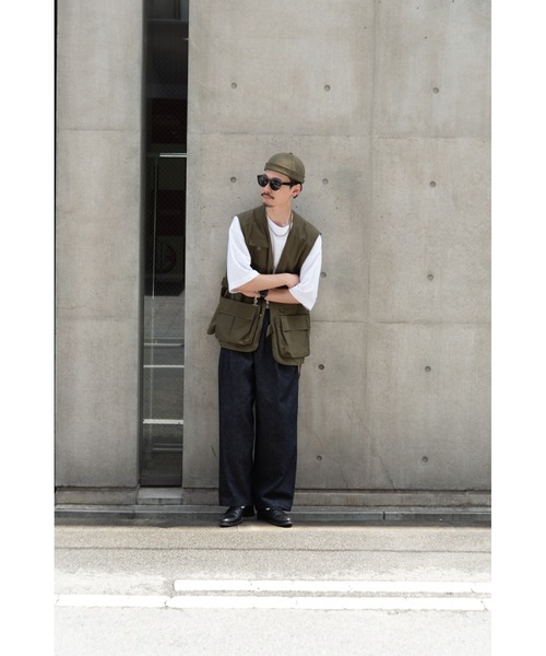 DEVICE（デバイス）の「【WEARISTA じーたー×DEVICE コラボ 3点 SET】DEVICE ＋ ハンティング ベスト / ロールキャップ / サングラス (ケース付き)（ベスト・メンズ・ブラック/カーキ・FREE）」の14枚目の写真