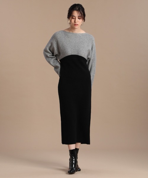 INED（イネド）の「《INED30th×スタイリスト辻直子》ドッキングニット