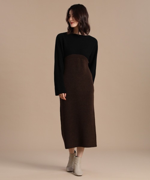 INED（イネド）の「《INED30th×スタイリスト辻直子》ドッキングニット