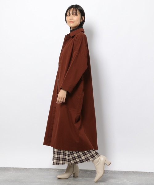 LAKOLE（ラコレ）の「カツラギドクターコート / 228300（その他アウター・レディース・カーキ/ブラウン/ネイビー・SMALL/MEDIUM）」の9枚目の写真