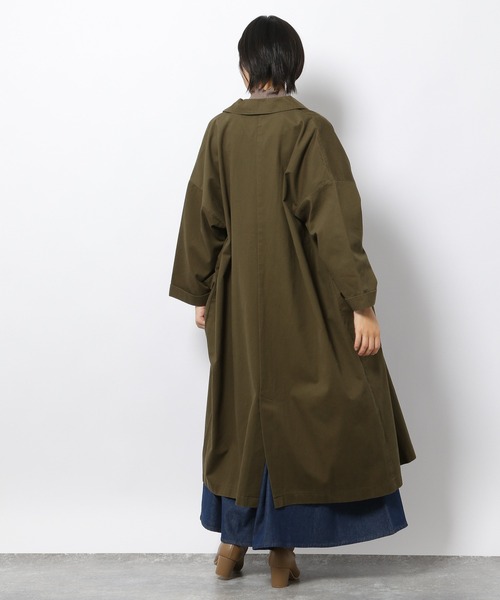 LAKOLE（ラコレ）の「カツラギドクターコート / 228300（その他アウター・レディース・カーキ/ブラウン/ネイビー・SMALL/MEDIUM）」の6枚目の写真