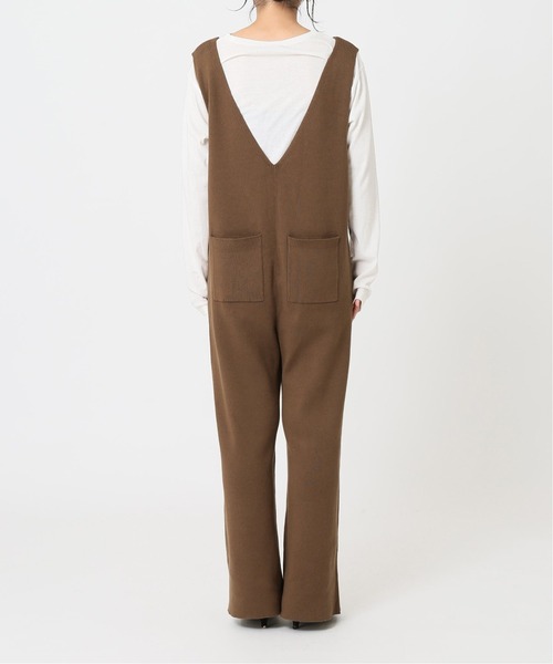 JOURNAL STANDARD relume(ジャーナルスタンダード レリューム)の「リブニットサロペット◆(サロペット/オーバーオール・レディース・ブラック・FREE)」の9枚目の写真