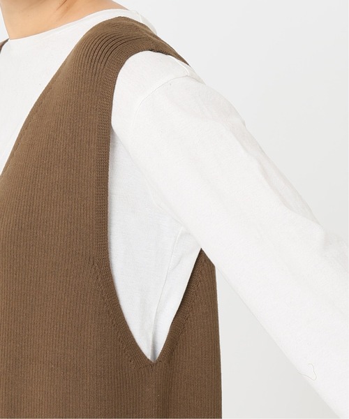 JOURNAL STANDARD relume(ジャーナルスタンダード レリューム)の「リブニットサロペット◆(サロペット/オーバーオール・レディース・ブラック・FREE)」の5枚目の写真