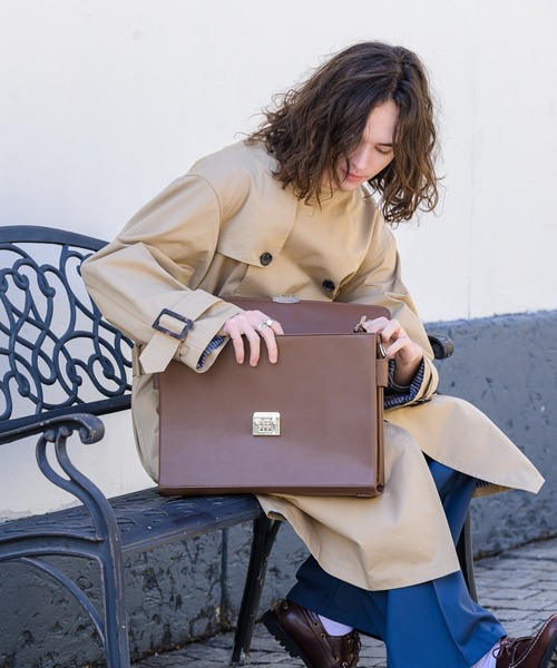 CASPER JOHN（キャスパージョン）の「Travel bag/トラベルバッグ（ショルダーバッグ・メンズ・ブラック/ブラウン・FREE）」の12枚目の写真