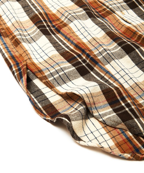 UNIVERSAL OVERALL（ユニバーサルオーバーオール）の「UNIVERSAL OVERALL　SHIRT OP U2132844（シャツワンピース・レディース・ベージュ/オリーブ/ブルー・FREE）」の16枚目の写真