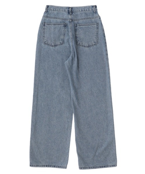 AMAIL（アマイル）の「80s standard デニム（デニムパンツ・レディース・ブラック/ブルー・S/M）」の17枚目の写真