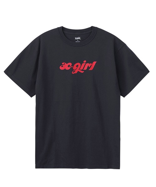 X-girl（エックスガール）の「CHUBBY ロゴTシャツ（Tシャツ/カットソー・レディース・ホワイト/ライトブルー/チャコール・S/M/L/XL）」の19枚目の写真