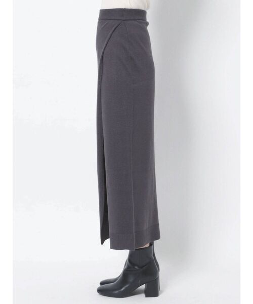 MURUA（ムルーア）の「マキシ丈ラップニットキュロット（スカート・レディース・ブラック/グレー/アイボリー・FREE）」の19枚目の写真