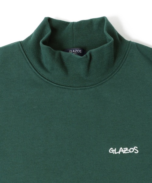 GLAZOS(グラソス)の「裏ベロア・ドロップショルダーモックネックトレーナー(スウェット・キッズ・ブラック/ダークグリーン/グレー・130cm/140cm/150cm/160cm/170cm)」の8枚目の写真