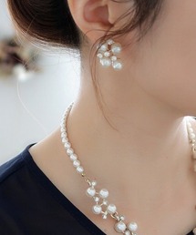 Cupid Heart（キューピッドハート）の「【Cupid Heart】結婚式アクセサリー　ジャスマンイヤリング（イヤリング）」