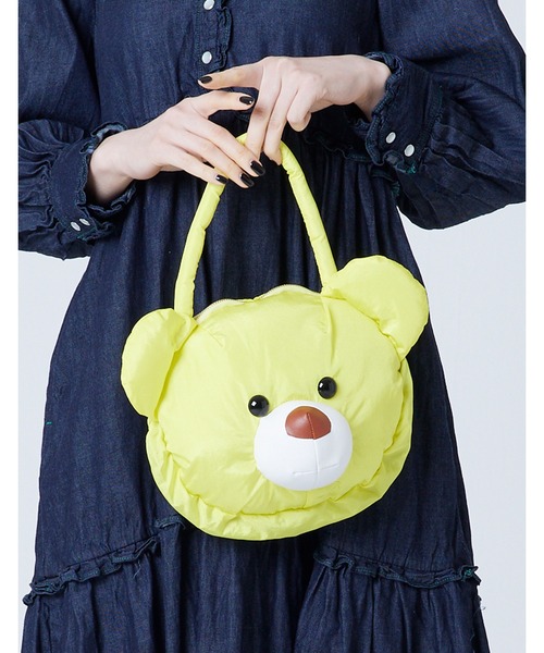 Little sunny bite（リトルサニーバイト）の「Nylon bear bag（ハンドバッグ・レディース・ホワイト/イエロー/ブルー・FREE）」の3枚目の写真