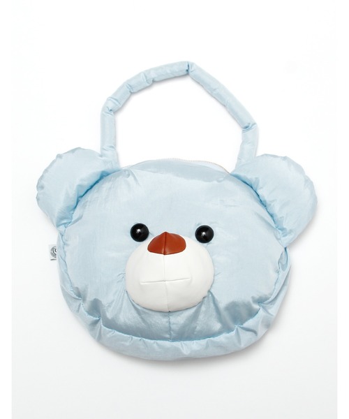 Little sunny bite（リトルサニーバイト）の「Nylon bear bag（ハンドバッグ・レディース・ホワイト/イエロー/ブルー・FREE）」の5枚目の写真
