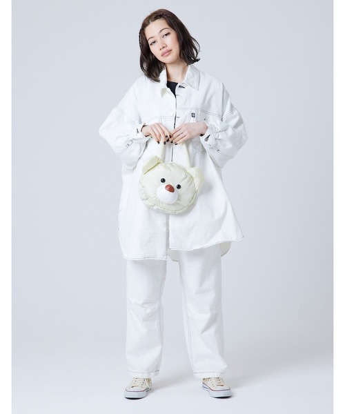 Little sunny bite（リトルサニーバイト）の「Nylon bear bag（ハンドバッグ・レディース・ホワイト/イエロー/ブルー・FREE）」の12枚目の写真