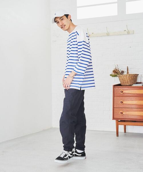 coen（コーエン）の「リップストップジョガーパンツ（その他パンツ・メンズ・ブラック/ネイビー・SMALL/MEDIUM/LARGE/X-LARGE）」の3枚目の写真