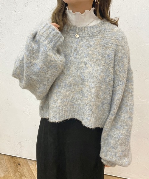 apres jour（アプレジュール）の「ハイネックリブメロートップス【ZOZOTOWN限定アイテム】（Tシャツ/カットソー・レディース・ブラック/ピンク/アイボリー/モカ・X-LARGE/フリー）」の14枚目の写真
