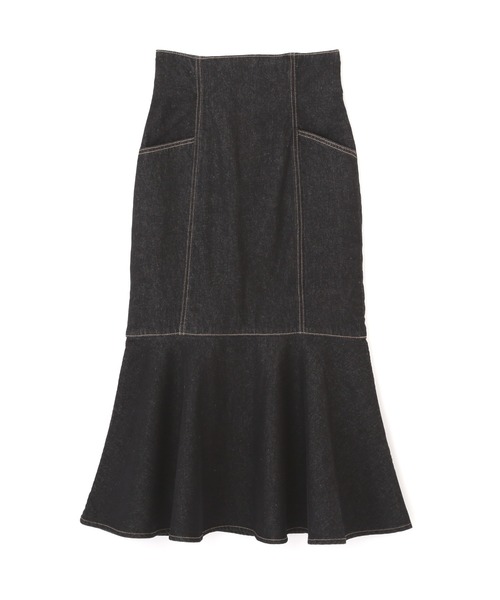 PROPORTION BODY DRESSING(プロポーションボディドレッシング)の「デニムマーメイドスカート / 1212120200(スカート・レディース・ホワイト/ブラック/ダークネイビー・SMALL/MEDIUM)」の16枚目の写真