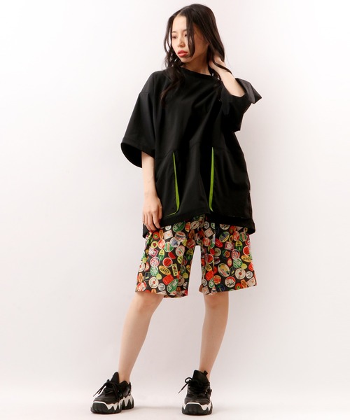 POWER TO THE PEOPLE(パワートゥーザピープル)の「【POWER TO THE PEOPLE】総柄プリントショーツ(その他パンツ・メンズ・ネイビー/ブルー/ライトブルー/ブラック・L/M/LL)」の8枚目の写真