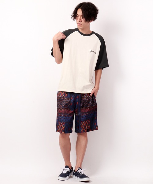 POWER TO THE PEOPLE(パワートゥーザピープル)の「【POWER TO THE PEOPLE】総柄プリントショーツ(その他パンツ・メンズ・ネイビー/ブルー/ライトブルー/ブラック・L/M/LL)」の22枚目の写真