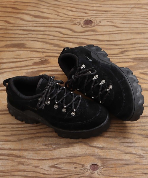 ナイキ ラハールLOW トリプルブラック 26.5cmスエード　箱なし ナイキ ラハールLOW トリプルブラック 26.5cmスエード 箱なし