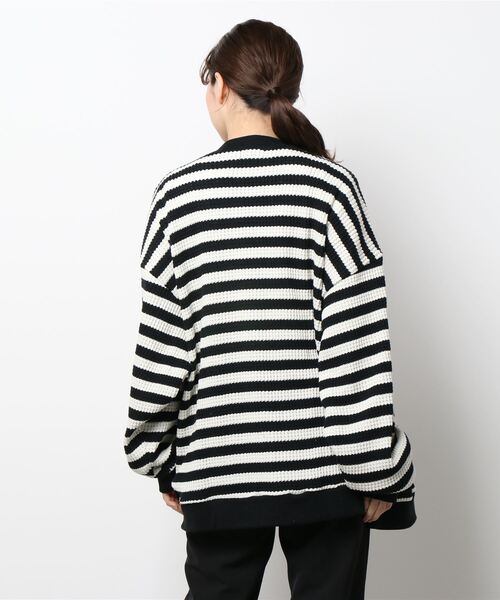 PBLIM（ページボーイリム）の「【PAGEBOYLIM】ワッフルカーデ（カーディガン/ボレロ・レディース・グリーン/ブラック系その他/スミクロ/クリーム・FREE）」の6枚目の写真