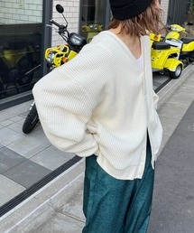 PBLIM | 【PAGEBOYLIM】ワッフルカーデ(カーディガン/ボレロ)