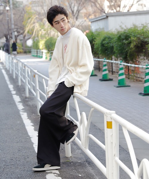 PBLIM（ページボーイリム）の「【PAGEBOYLIM】ワッフルカーデ（カーディガン/ボレロ・レディース・グリーン/ブラック系その他/スミクロ/クリーム・FREE）」の14枚目の写真