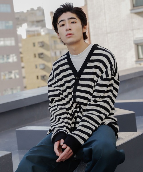 PBLIM（ページボーイリム）の「【PAGEBOYLIM】ワッフルカーデ（カーディガン/ボレロ・レディース・グリーン/ブラック系その他/スミクロ/クリーム・FREE）」の21枚目の写真