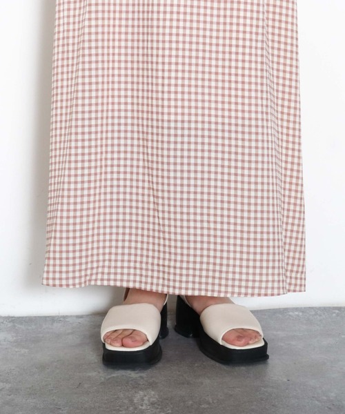 archives（アルシーヴ）の「【入荷禁止】畦編みビスチェ＋ウエスト切替ワンピース（ワンピース・レディース・ブラック/ピンクベージュ/グリーン・MEDIUM）」の9枚目の写真