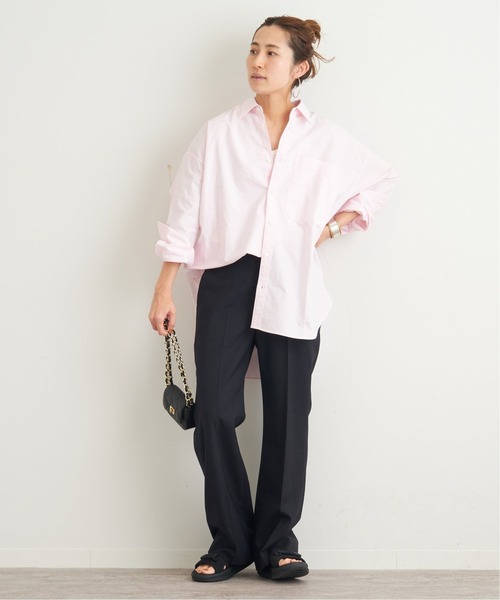 未使用 フレームワーク トリコチン フレア パンツ ウール混 ストレッチ 新品 marvelous by Pierrot ワイドパンツ レディース スラックス