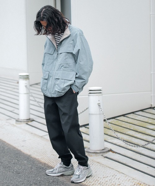 URBAN RESEARCH Sonny Label（アーバンリサーチサニーレーベル）の「リップストップスタンドブルゾン（ミリタリージャケット・メンズ・ライトブルー/カーキ/アイボリー・MEDIUM/LARGE）」の5枚目の写真